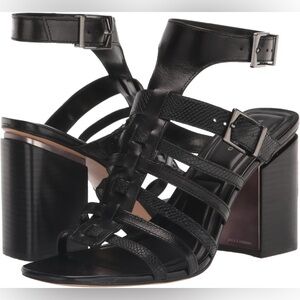 Vince Camuto womens Hicheny Buckle High Heel Sandal